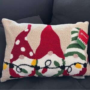 NWT Gnome Christmas Pillow